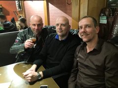 Sascha Trautmann mit Günter Brustkern und Christian Reimering